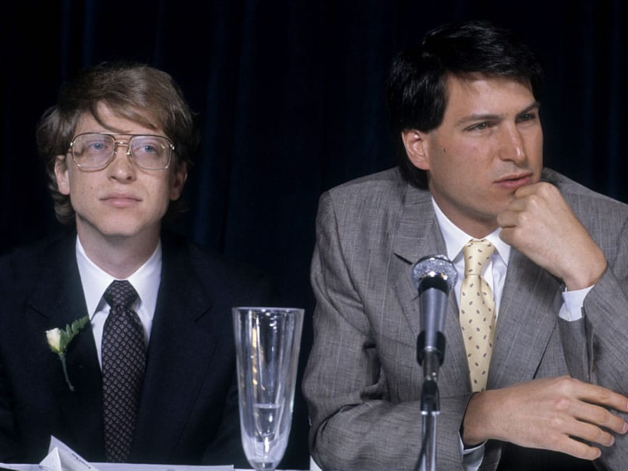 It´s him, Steve Jobs vs. Bill Gates