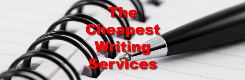 Cheapest writing services in 2019