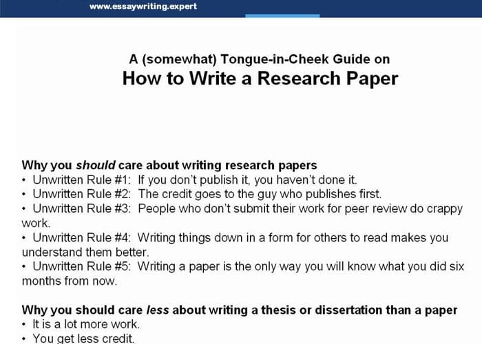 Custom research paper example