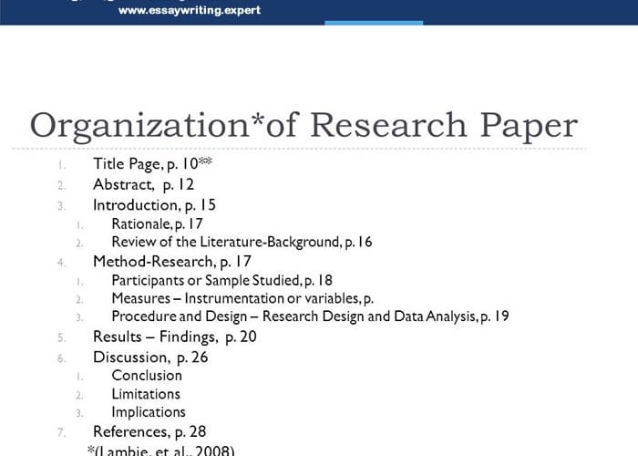 Custom research paper service